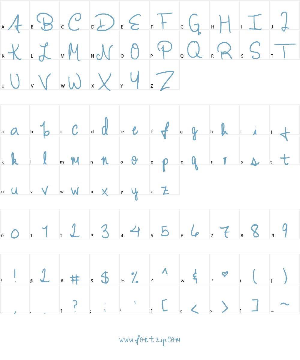 taylor swift Font Character